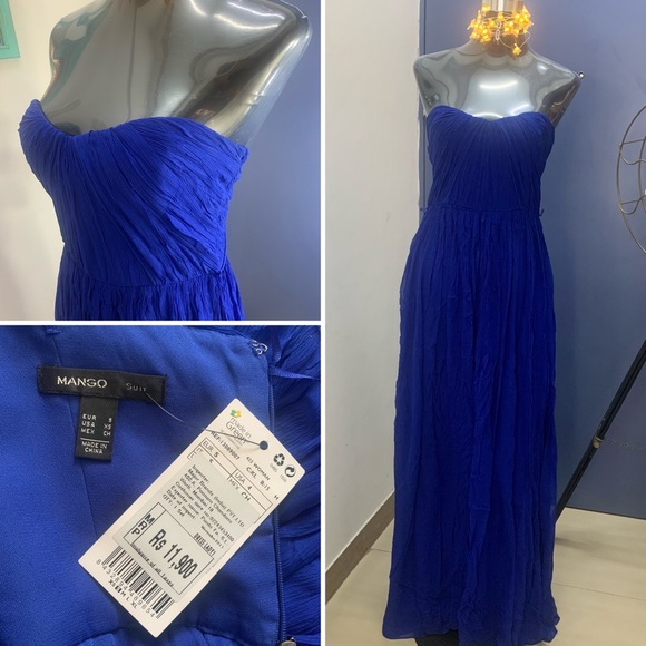 Mango Dresses & Skirts - 🌟 “MANGO” Party, Red Carpet, Cocktail Dress in Rich Blue Colour